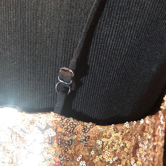 Beautiful Gold Sequin Women’s Designer Blouse - Picture 5 of 17